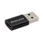 ADAPT. USB-C HEMBRA A MACHO USB BLISTER