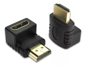 Adaptador 90° HD Macho a Hembra
