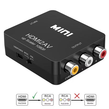 ADAPTADOR HDMI A RCA/ AV ULINK UL-HRCA