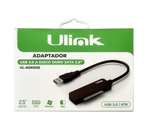 Adaptador USB 3,0 a SATA para discos 2,5″ mod. UL-ADHD25