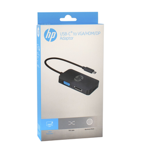 ADAPTADOR USB-C A HDMI, DISPLAY PORT, VGA - HP.