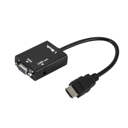 CONVERSOR DE HDMI A VGA + AUDIO PORTABLE / MOD. UL-CV3500