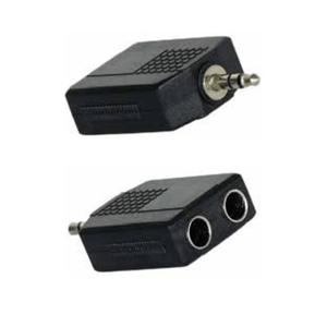 ADAPTADOR JACK 3.5MM MACHO A 2 JACK 3.5mm HEMBRA DBLUE