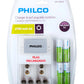 CARGADOR C/2 PILAS AA 2700 MAH + 2 AAA 1200 MAH PRE-CARGADAS