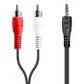 Cable  3.5mm a RCA 3mts DBLUE