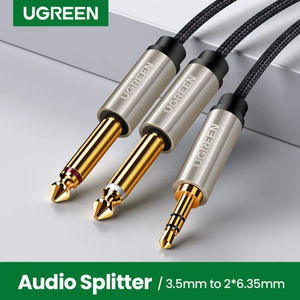 Cable de Audio 3.5 mm a 2 jack 6.3mm UGREEN