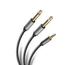 Cable de Audio 3.5 mm a 2 jack 6.3mm UGREEN