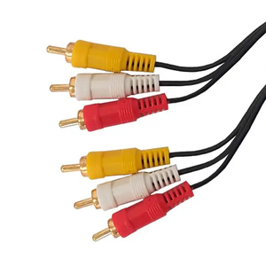 Cable de audio 3 Macho a Macho 3 RCA
