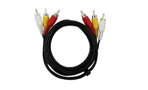 Cable de audio 3 Macho a Macho 3 RCA