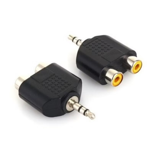 Conector 3.5mm audio jack a 2 RCA  Dblue