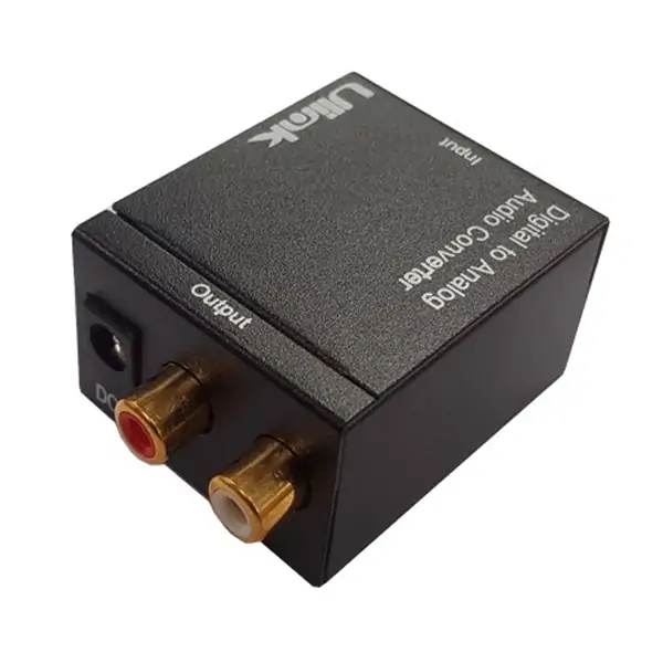 EL CONVERSOR DE AUDIO ÓPTICO DIGITAL A RCA / AUX ULINK