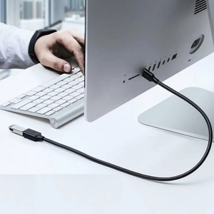 EXTENSIÓN CABLE USB CON FERRITA 1,8MTS