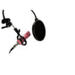 KIT STUDIO MICROPH C/SOPORTE/POP/STAND/USB SOUND CARD