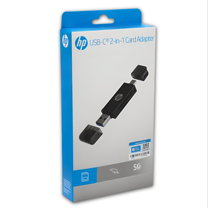 LECTOR DE MEMORIAS SD & MICRO SD + PUERTO USB C + USB HP 112