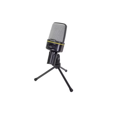 MICROFONO CONDENSADOR GAMER/STREAMER C/TRIPODE