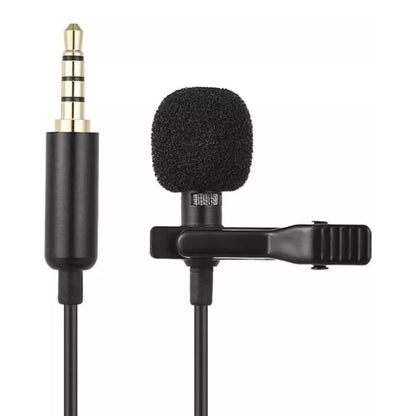 MICROFONO DE SOLAPA / LAVALIER CONEXIÓN 3,5 Y ADAPTADOR