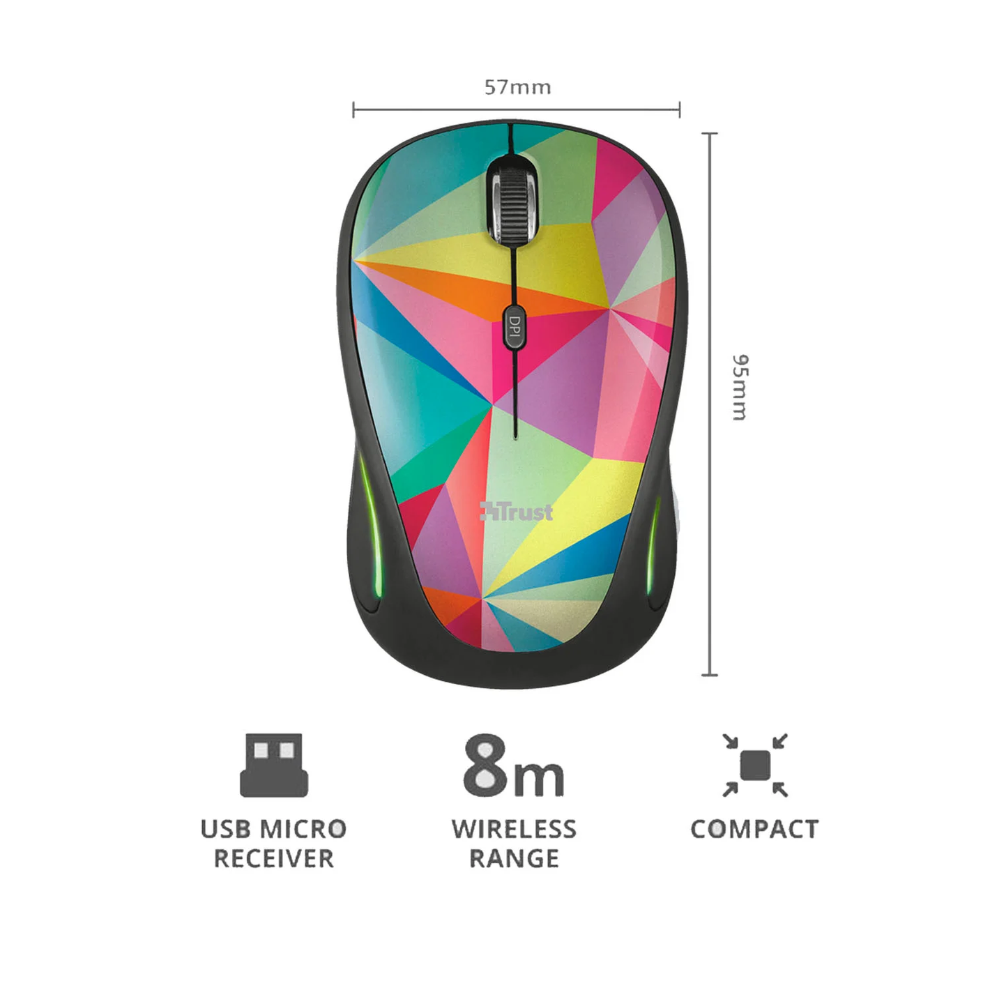 MOUSE TRUST WIRELESS 22337-03
