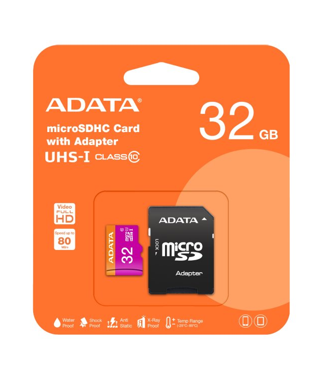 Memoria Micro Adata Sdhc 32GB + Adaptador SD clase 10