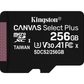 TARJETA MICRO SD 256GB KINGTON CANVAS SELECT PLUS C10